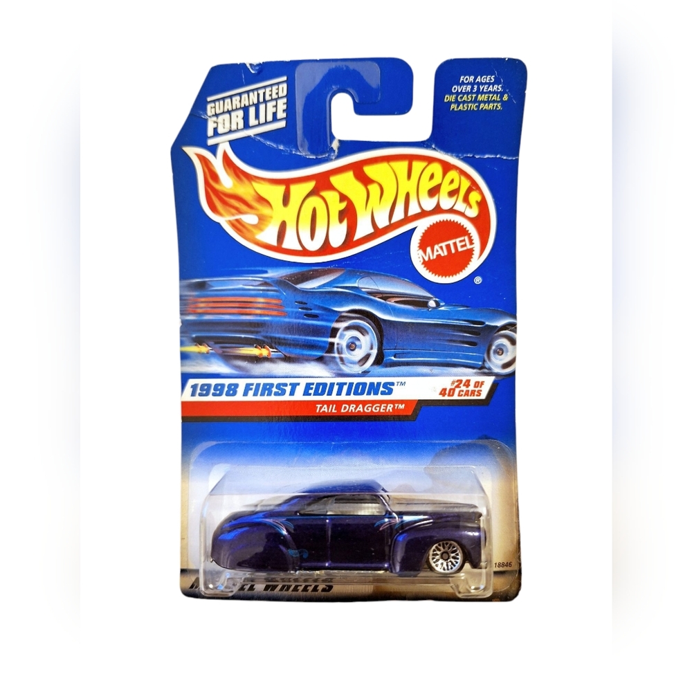 Hot Wheels 1998 First Editions Tail Dragger Car